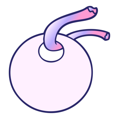 çizgi film hediye etiketi parlak neon rengi