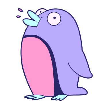 Çizgi film Robin 'in parlak neon rengi