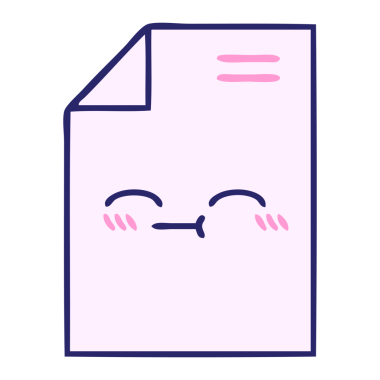 Parlak neon renkli bir kağıt karikatürü.