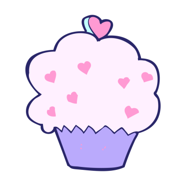 parlak neon renkli çizgi film keki