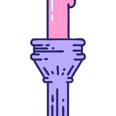 Bir şamdanın ikonik dövme görüntüsü