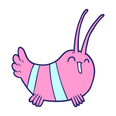 parlak neon rengi karikatür kerevitleri