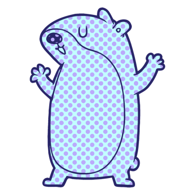 çizgi film faresi parlak neon rengi