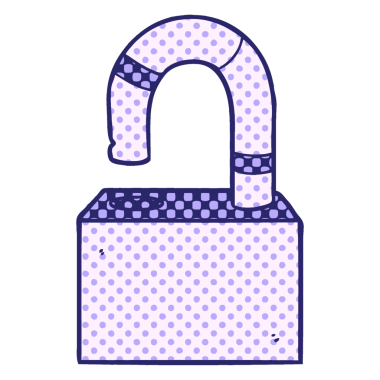 parlak neon renkli çizgi film asma kilidi