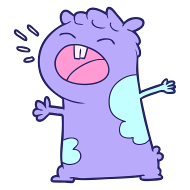 çizgi film faresi parlak neon rengi