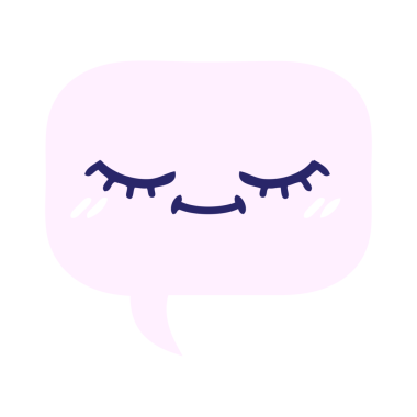 Parlak neon renkli bir konuşma baloncuğunun düz renk retro karikatürü