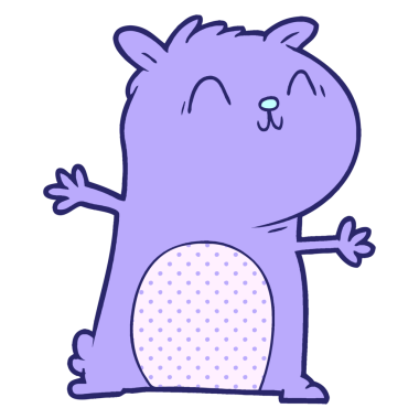 çizgi film faresi parlak neon rengi