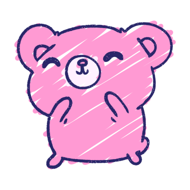 Ayı Tebeşiri Parlak neon rengi çiziyor