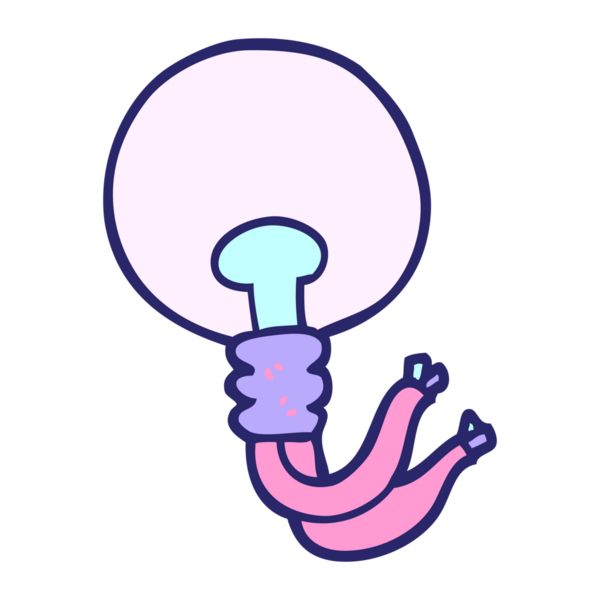 çizgi film karalaması parlak neon rengi