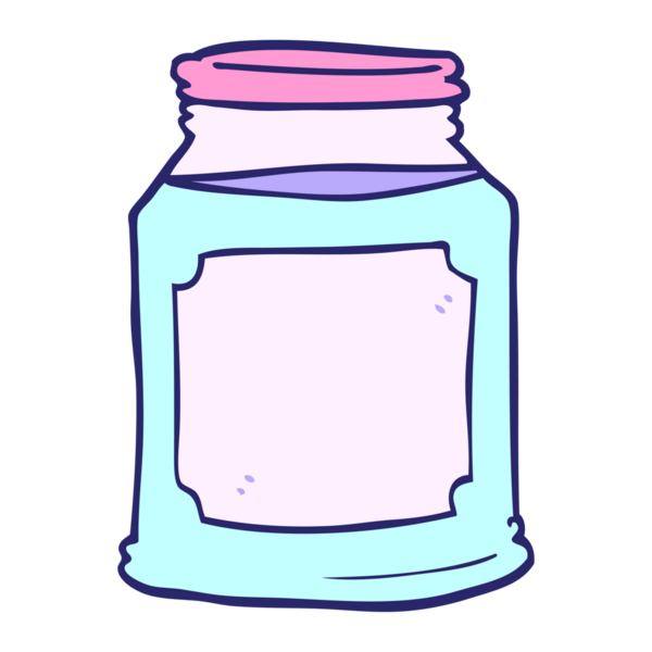 parlak neon rengi kavanozdaki karalama mumu