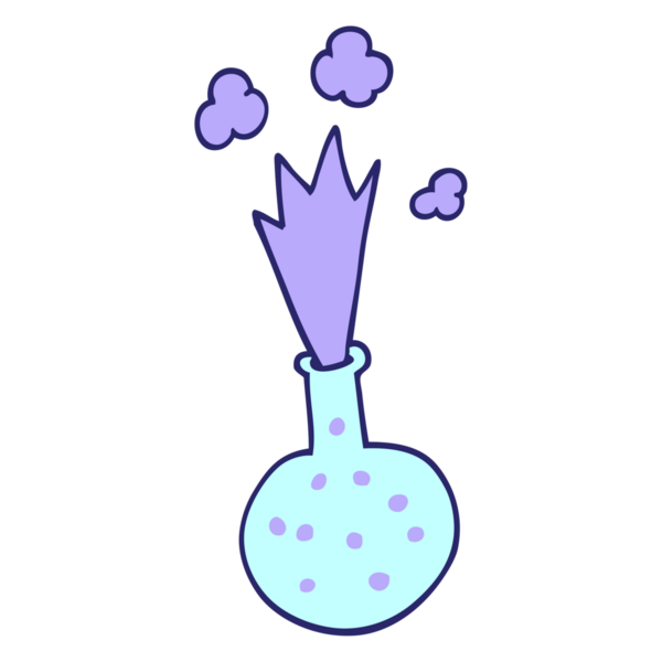 Parlak neon rengi patlayıcı bir kimyasalın karalaması.