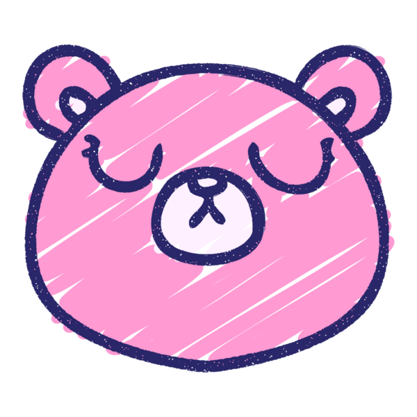 Sevimli Ayı Tebeşiri Parlak neon rengi çiziyor