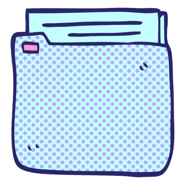 parlak neon renkli karalama dosyası