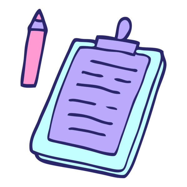 parlak neon renkli karalama tahtası