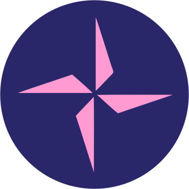 Parlak neon renkli bir yıldız sembolünün ikonik dövme biçimi