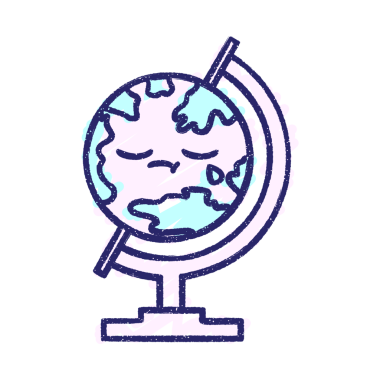 Dünya Haritası Tebeşiri Parlak neon rengi çiziyor