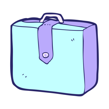 parlak neon renkli bavul