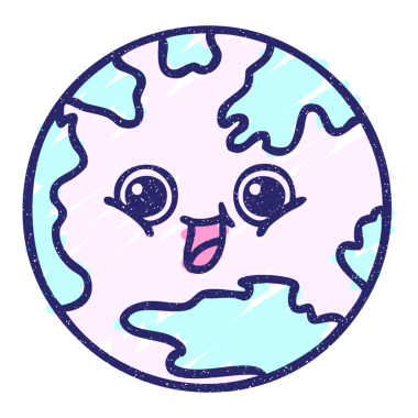 Dünya Tebeşiri Gezegeni Parlak neon rengi çiziyor