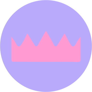 Parlak neon renkli bir taç ikonik dövme görüntüsü