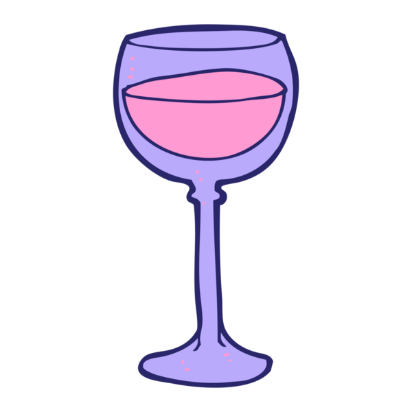 parlak neon renkli şarap kadehi