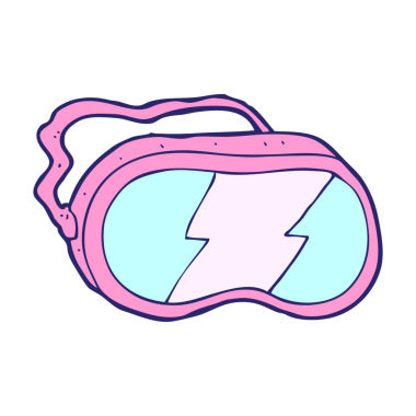 parlak neon renkli kayak gözlükleri