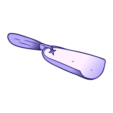 parlak neon renginde kömür küreği