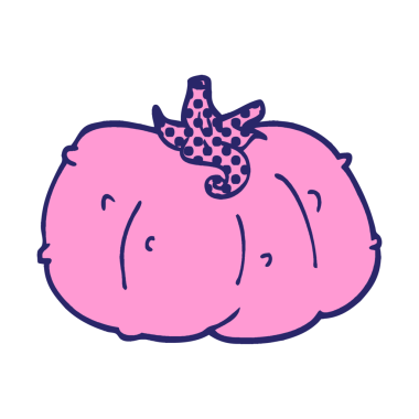 karikatür karalama kabağı parlak neon rengi