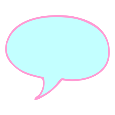 parlak neon renkli karalama konuşma balonu