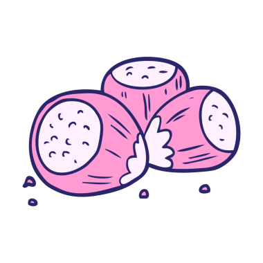 parlak neon rengi fındıklar