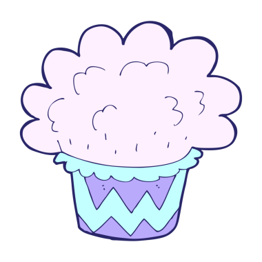 parlak neon renkli çizgi film keki