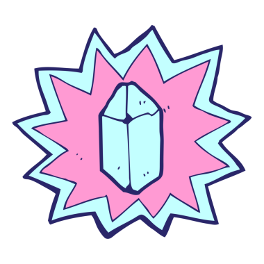 parlak neon renkli çizgi film yakutu