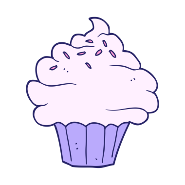 parlak neon renkli çizgi film keki