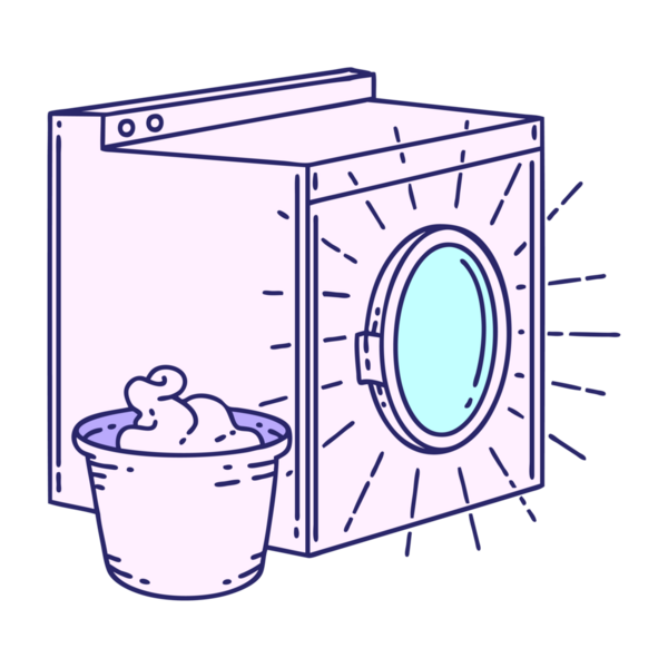 Parlak neon renkli geleneksel bir dövme makinesi çizimi