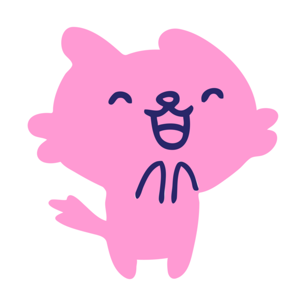 Parlak neon renkli küçük stresli kedi