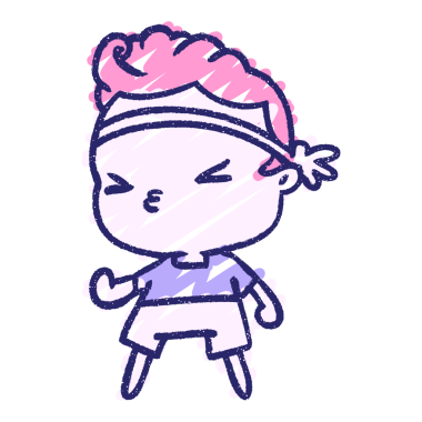 Jimnastikçi Tebeşiri Parlak neon renginde çiziyor