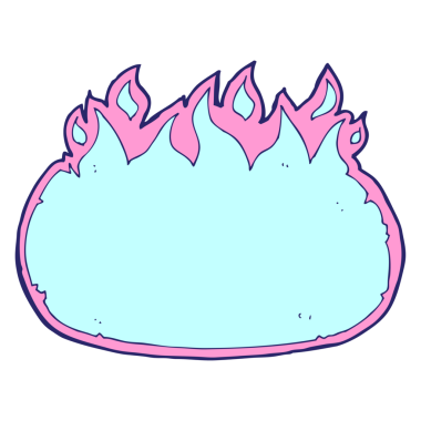 parlak neon renkli çizgi ateş kenarı