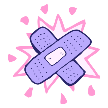 renkli parlak neonlu karikatür alçı