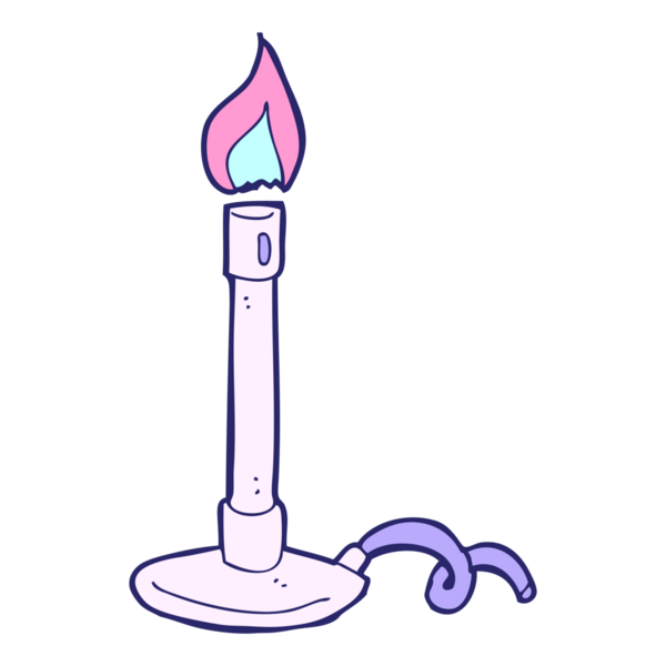 parlak neon renkli çizgi film bunsen yakıcı