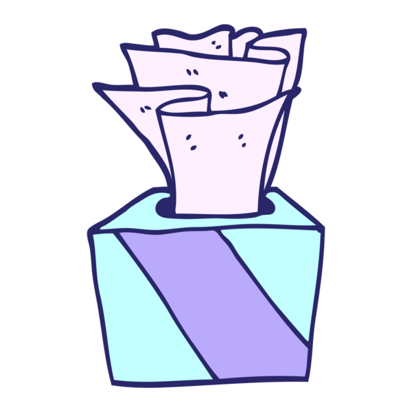 parlak neon renkli kağıt mendil karalama kutusu