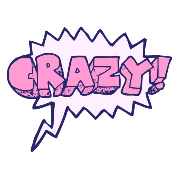 Serbest konuşma balonu desenli çizgi film parlak neon renginde deli gibi bağırıyor.