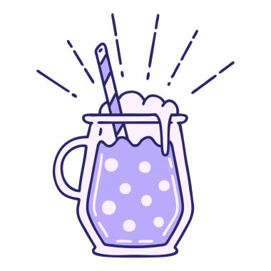 Parlak neon renkli geleneksel zencefilli dövme bira.