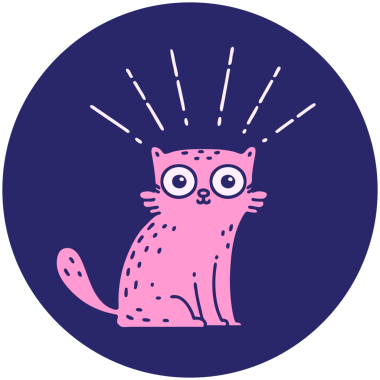 Bir dövme stili simgesi parlak neon renkli kedi şaşırttı