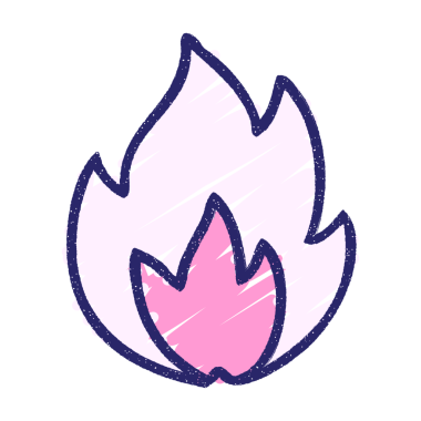 Parlak neon rengi çizen Alev Tebeşiri