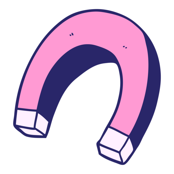 parlak neon renkli çizgi film mıknatısı