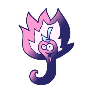 vektör gradyan çizim çizgi filmi parlak neon renkli kırmızı kırmızı biber