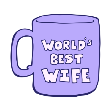 Dünyanın en iyi karısı parlak neon renkli kupa