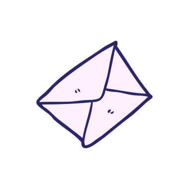 parlak neon renkli karton zarf