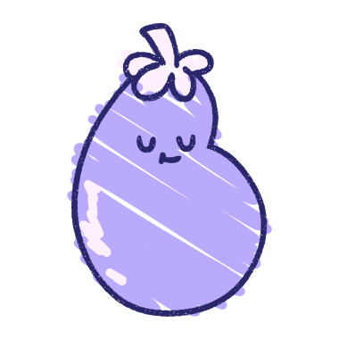 Parlak neon renkli patlıcan