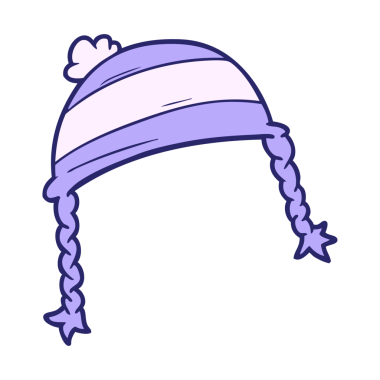 parlak neon renkli çizgi film şapkası