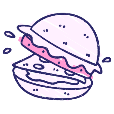 Hamburgeri parlak neon renginde çıkar